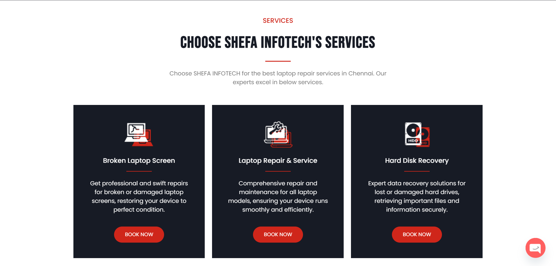 Shifa Infotech Website screenshot 5